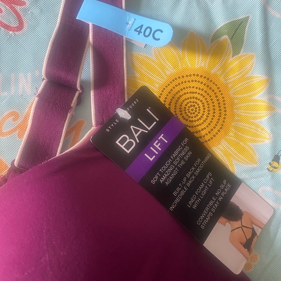 Bali Purple Seamless T-Shirt Bra - Picture 2 of 5